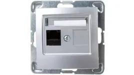 impresja-gniazdo-komputerowe-pojedyncze-rj45-kat-5e-mmc-srebrne-gpk-1y-k-m