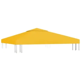 vidaxl-2-poziomowe-zadaszenie-altany-310-g-m-3x3-m-zolte