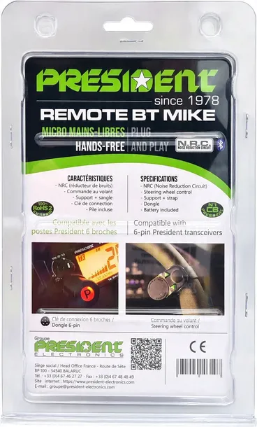 president-602-remote-bluetooth-mike-mikrofon-bluetooth-do-cb-radia-stan-nowy-stan-opakowania-oryginalne
