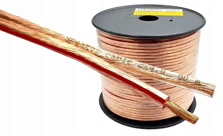 przewód kabel głośnikowy Miedź Cu 2x4mm HQ 50m