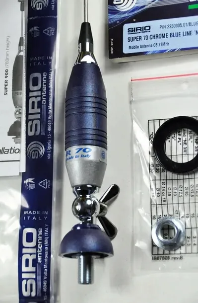 antena-cb-sirio-super-70-chrome-70cm-stan-opakowania-oryginalne