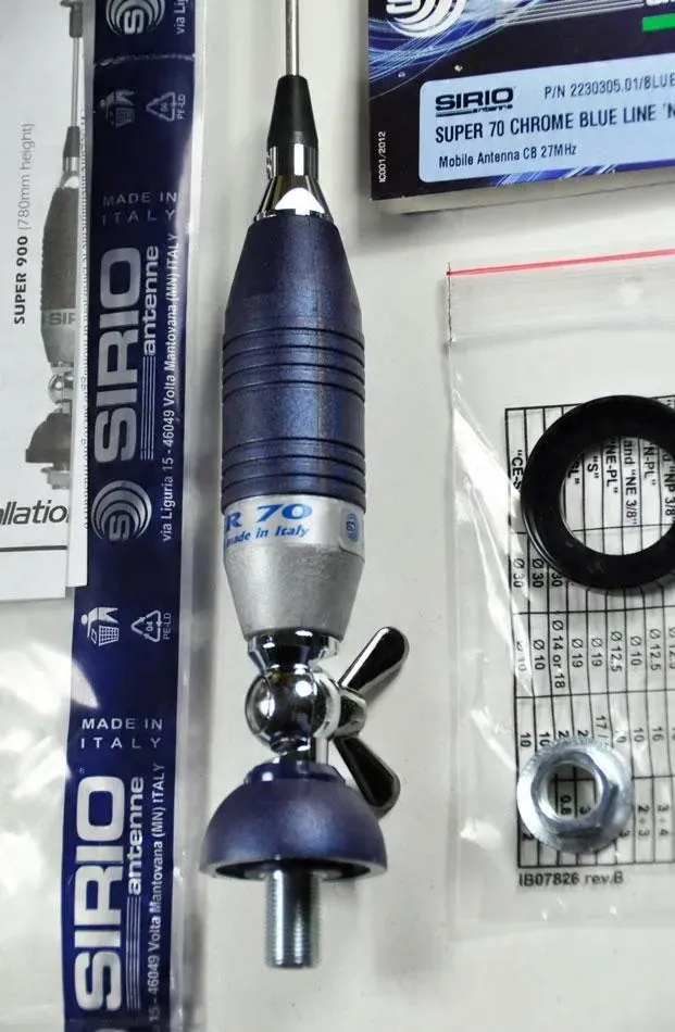 antena-cb-sirio-super-70-chrome-70cm-stan-nowy