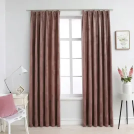 zaslony-z-haczykami-2-szt-aksamitne-brudny-roz-140x225-cm-lumarko