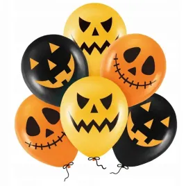 zestaw-balonow-halloween-pomaranczowe-czarne-dynie-12cali-6szt