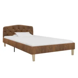 vidaxl-rama-lozka-brazowa-sztuczna-skora-zamszowa-90-x-200-cm