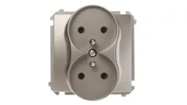 simon-basic-gniazdo-podwojne-z-u-16a-ip20-stal-inox-bmgz2m-01-21