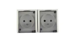 simon-aquarius-gniazdo-hermetyczne-podwojne-z-u-ip54-z-klapka-transparentna