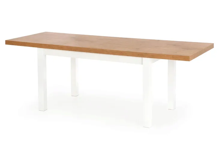 stol-rozkladany-halmar-tiago-140-220x80-cm-dab-lancelot-biale-nogi-srednica-1-cm
