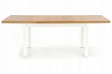 stol-rozkladany-halmar-tiago-140-220x80-cm-dab-lancelot-biale-nogi-waga-z-opakowaniem-59-5-kg