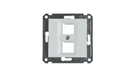 lumina-plytka-podwojna-keystone-jack-biala-wl2320