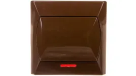 akcent-lacznik-pojedynczy-z-podswietleniem-brazowy-lp-1as-24