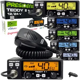 radio-cb-president-teddy-ii-asc-am-fm-vox-7-kolorow-12-24v