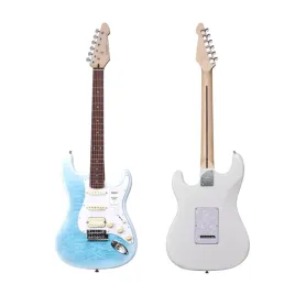 gitara-elektryczna-pelnowymiarowa-4-4-z-drewna-olcha-saga-dazzles-niebieska
