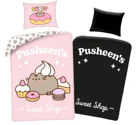 posciel-swiecaca-w-ciemnosci-140x200-pusheen-kotek-sweet-rozowy