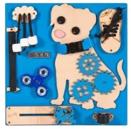 tablica-manipulacyjna-pies-hugo-niebieska