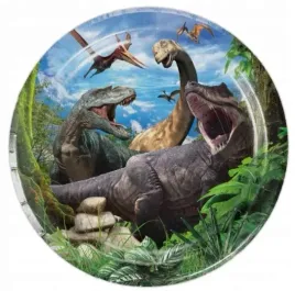 talerzyki-jednorazowe-swiat-dinozaurow-jurassic-ekologiczne-23-cm-10-szt