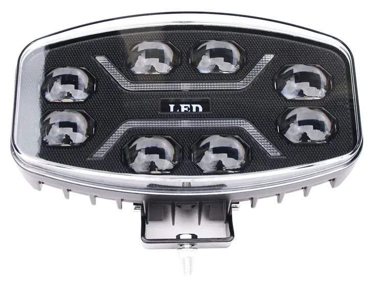Halogen led dalekosiężny Światło dalekosiężne dzienne  + strobo 12/24V