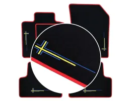 dywaniki-samochodowe-volvo-xc90-i-2002-2014-czerwone-4-hafty