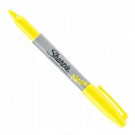 sharpie-marker-permanentny-zolty-neon-uv