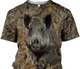 koszulka-dziecieca-mlodziezowa-t-shirt-mysliwski-z-nadrukiem-dzika-3d-xxs
