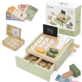 drewniana-kasa-sklepowa-viga-44244-polarb-zielona-pieniadze-karty-terminal