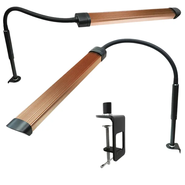 Lampa Kosmetyczna Biurkowa Obrotowa LED Energooszczędna z Uchwytem