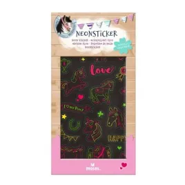 zestaw-neonowych-naklejek-konie-27szt