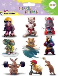 tatuaze-zmywalne-sports-animals-happy-color