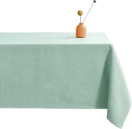 obrus-na-stol-materialowy-wodoodporny-tekstura-lnu-jasnozielony-120x120-cm