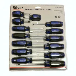 wkretaki-14szt-silver-ex11593