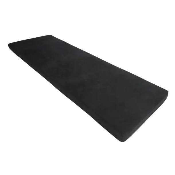 Łóżko Kosmetyczne Stół Przedłużania Rzęs Welurowy Materac 70cm Czarny