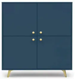 wysoka-komoda-do-salonu-siena-d4-ciemny-blekit-zlote-wysokie-nozki-12cm