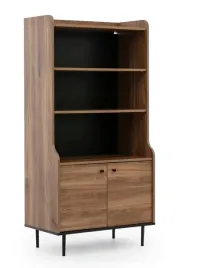 regal-na-ksiazki-80x160x45-dab-brandy-castello-na-wysokich-nozkach-15cm