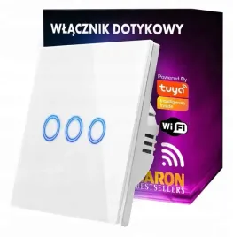 wlacznik-dotykowy-swiatla-bialy-szklany-potrojny-wifi-rf-tuya-smart-life