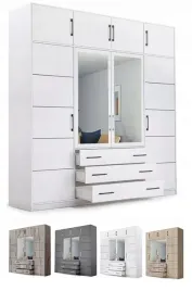 szafa-otwierana-bali-240x245x575cm-biala-dab-sonoma-grafit-wellington