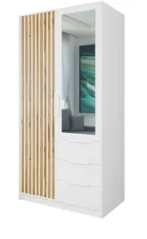 szafa-otwierana-z-lamelami-100cm-mebletelenga-bali-lux-d2-biala-dab-wotan