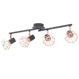 lampa-sufitowa-z-4-zarowkami-e14-czarno-miedziana-lumarko