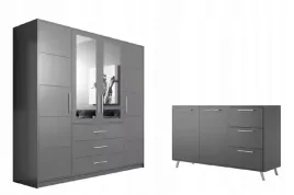 szafa-otwierana-z-lustrem-200-komoda-140-grafit-i-szarosc