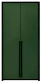 szafa-otwierana-2-drzwiowa-genua-105-cm-czarne-uchwyty-butelkowa-zielen