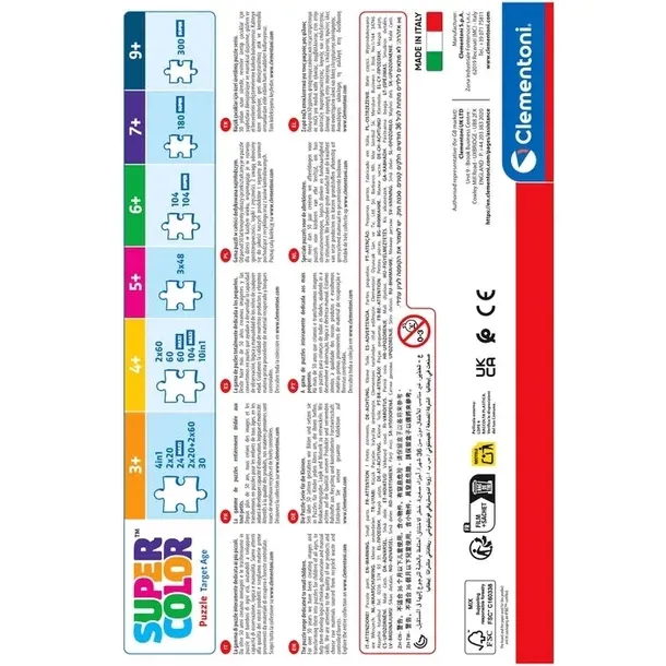 puzzle-104-elementy-sonic-clementoni-stan-nowy