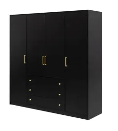 klasyczna-eleganca-otwierana-szafa-retro-czarna-ze-zlotymi-uchwytami-196cm