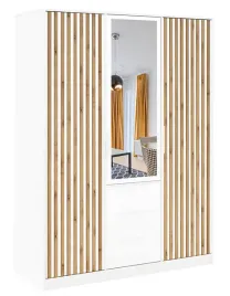szafa-z-lustrem-150cm-bali-lux-d3-mebletelenga-biala-lamele-dab-wotan