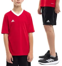 stroj-sportowy-adidas-entrada-22-komplet-dzieciecy-wf-koszulka-spodenki-140