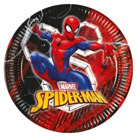 talerzyki-papierowe-spiderman-spidermana-czlowiek-pajak-marvel-23-cm-8-szt