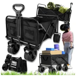wozek-turystyczny-campingowy-plazowy-skladany-xl-czarny-100kg-kola-blokada