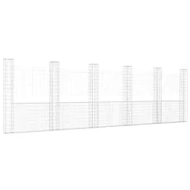 vidaxl-ogrodzenie-gabionowe-z-6-slupkami-zelazo-620x20x200-cm