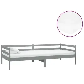 vidaxl-lozko-dzienne-z-materacem-90x200-cm-szare-drewno-sosnowe