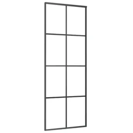 vidaxl-drzwi-przesuwne-czarne-76x205-cm-szklo-esg-i-aluminium
