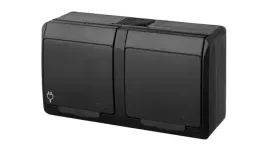 hermes-gniazdo-natynkowe-podwojne-z-uziemieniem-2x2p-z-ip44-czarne-0322-09