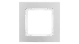 deco-ramka-uniwersalna-pojedyncza-aluminium-szczotkowane-ramka-srebrna
